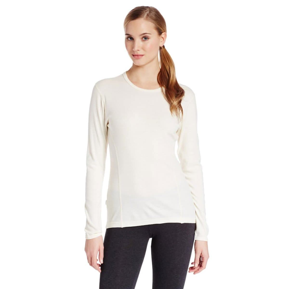 Midweight Women's Wool Crew Top - 100% Merino Wool