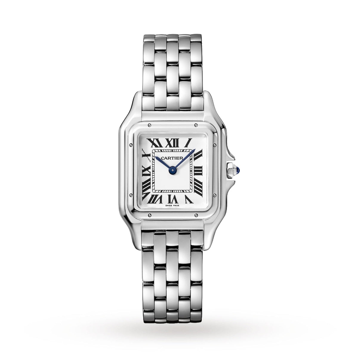 Panthère de Cartier Medium Model | 27mm, Steel, White Dial