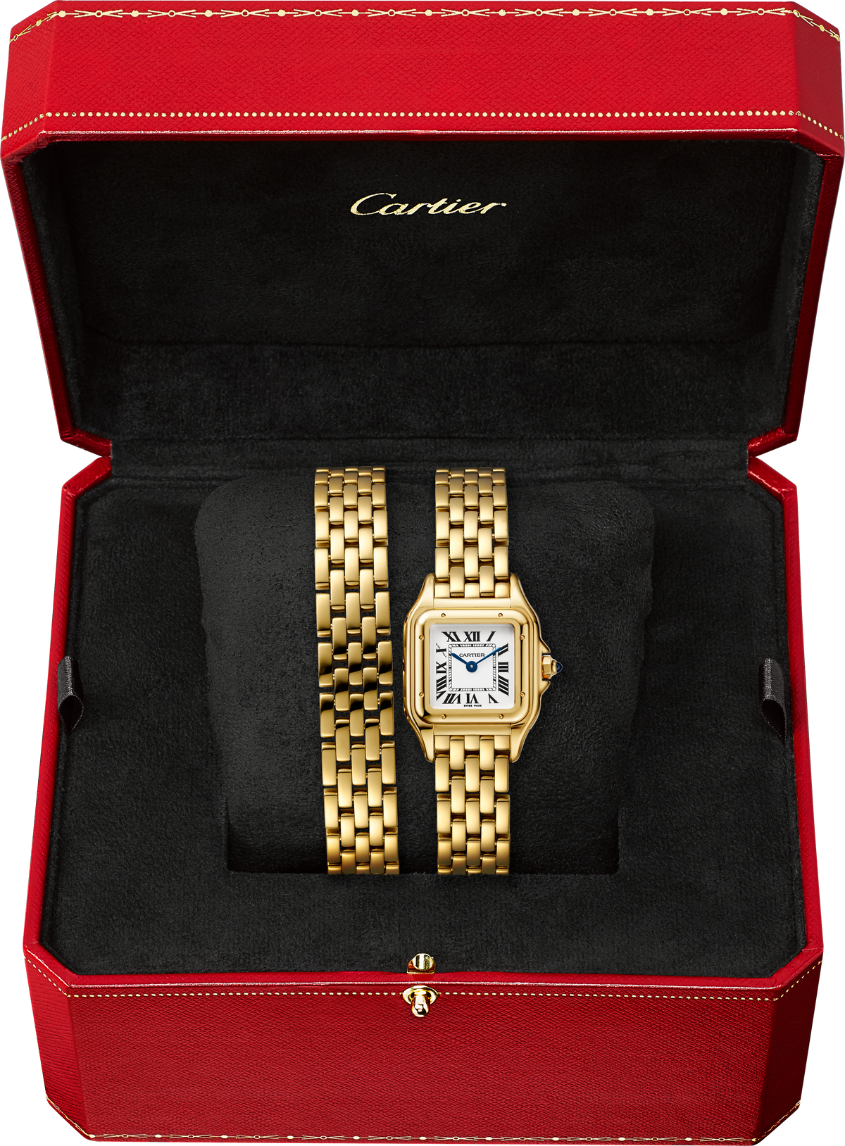 Panthère de Cartier Small Model | 22mm, 18K Yellow Gold, White Dial, Ref. WGPN0046